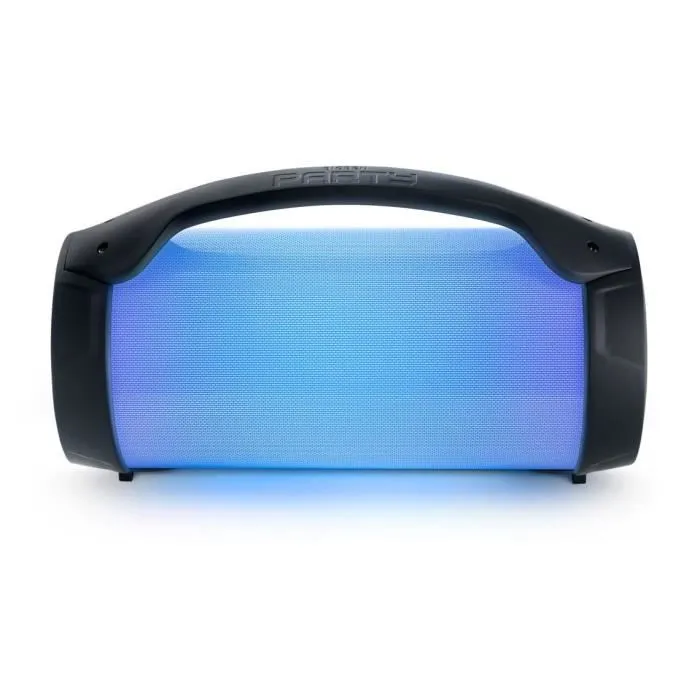 Bigben Interactive PARTYBTPRO Altavoz Bluetooth USB SD AUX IN 38 CM + Micrófono Inalámbrico Efectos de Luz Batería Recargable 75W 2