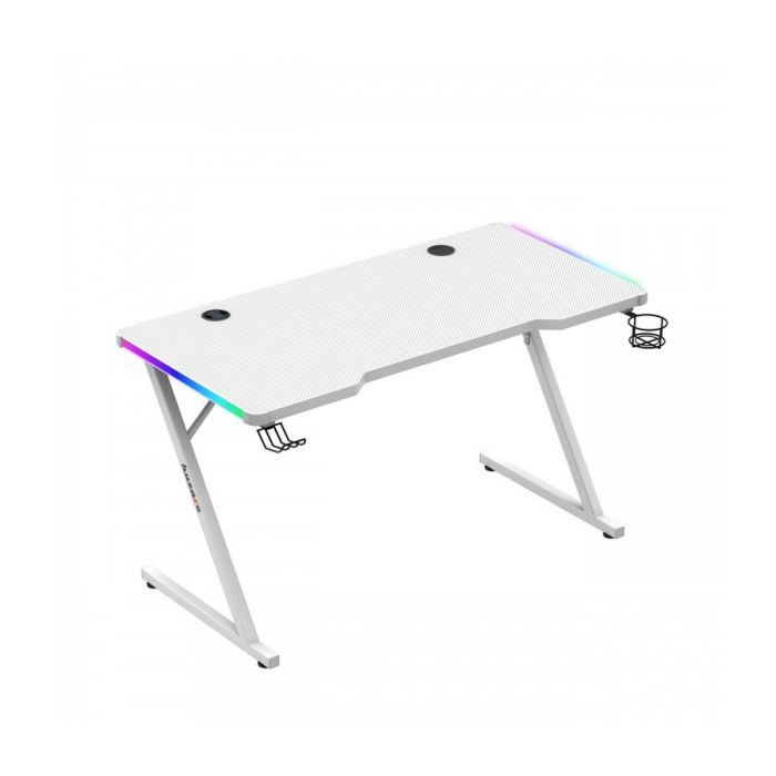 Mesa de Escritorio Gaming Huzaro HZ-Hero 2.5 White RGB Blanco 120 x 75 x 60 cm 0 Mesa de Escritorio Gaming Huzaro HZ-Hero 2.5 White RGB Blanco 120 x 75 x 60 cm 0
