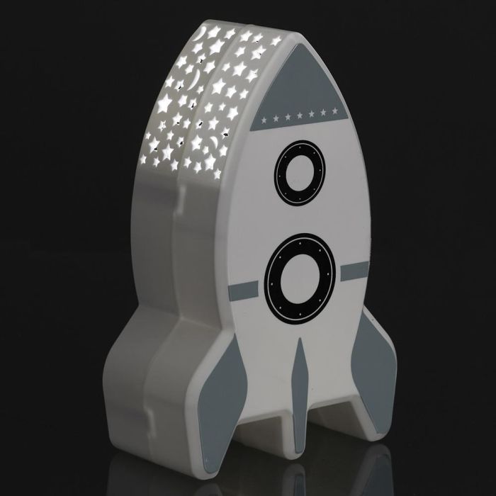 Home Deco Kids Luz Quitamiedo Led Cohete para Niños 25 Lumens 5500K 2