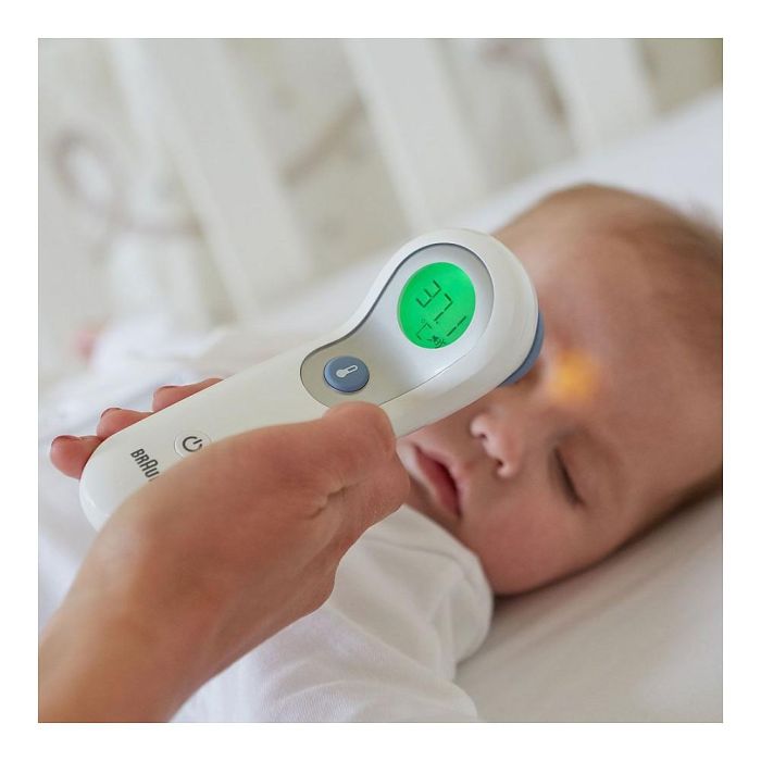Braun BNT300WE Termómetro de Frente Infrarrojo No touch + touch. Medición Rápida, Silenciosa y con Luz de Fondo. 3 Braun BNT300WE Termómetro de Frente Infrarrojo No touch + touch. Medición Rápida, Silenciosa y con Luz de Fondo. 3