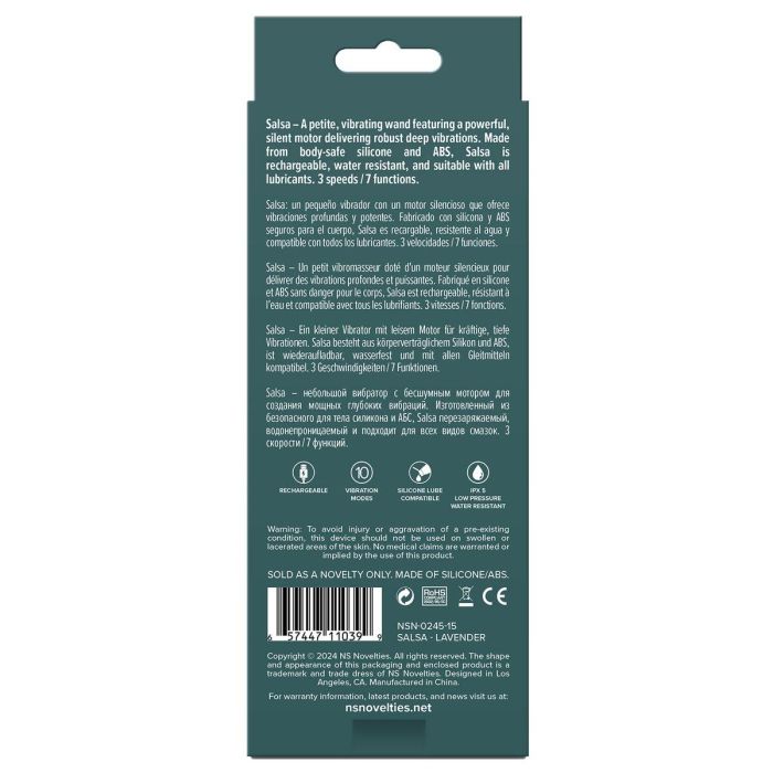 Bala Vibradora NS Novelties Lust-n-Dreams Morado 2