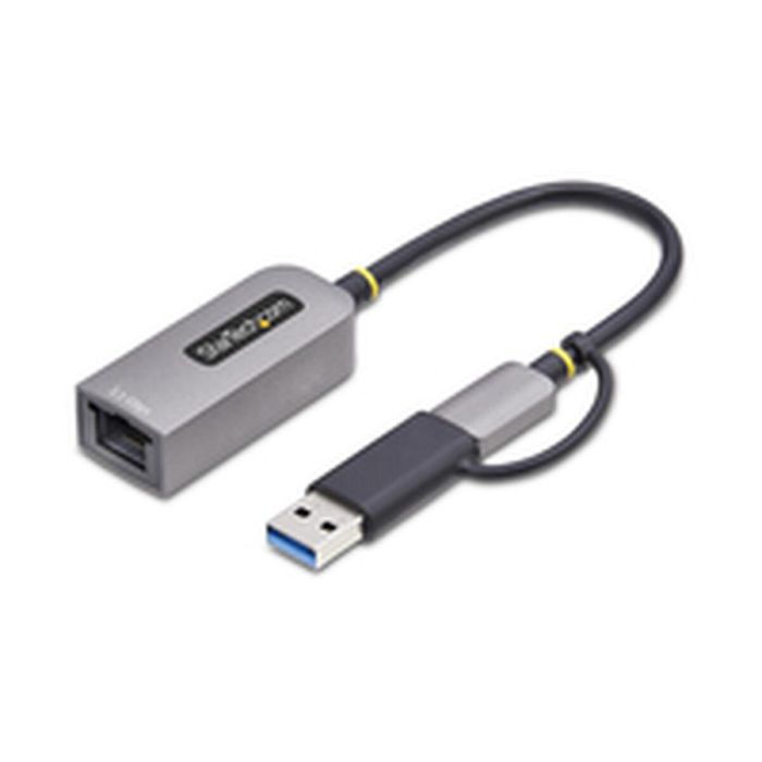Cable USB Startech U2GA-USB-C-ETHERNET Gris Cable USB Startech U2GA-USB-C-ETHERNET Gris