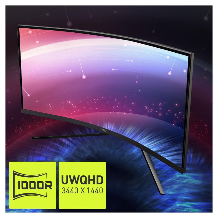 MSI MAG 345CQRDE Monitor Curvo 34" UWQHD 180Hz VA 1ms Negro MSI MAG 345CQRDE Monitor Curvo 34" UWQHD 180Hz VA 1ms Negro