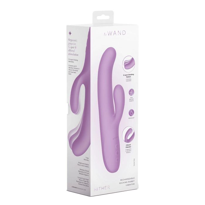 Vibrador Doble Estimulación Le Wand Morado Púrpura 1
