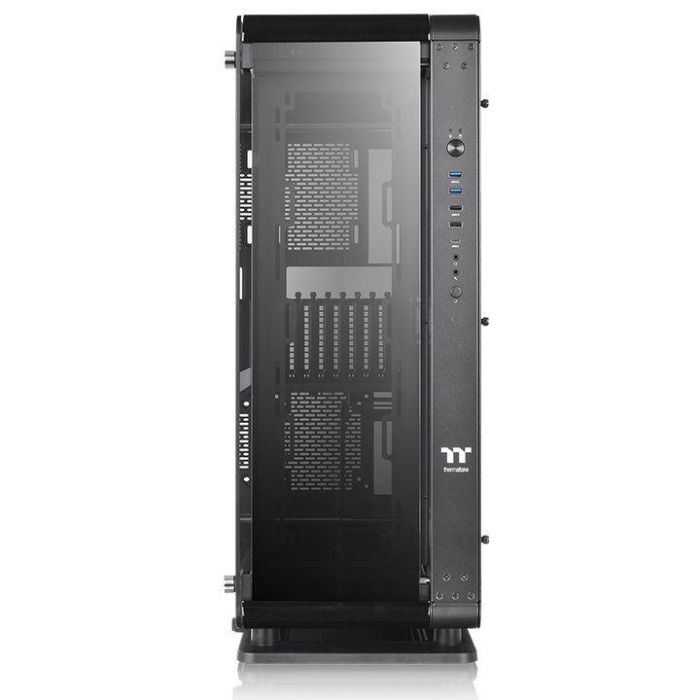 Thermaltake Core P8 TG Full Tower Negro - Caja de PC. Soporte para ventiladores 120/140mm y unidades de disco 2.5/3.5". 4