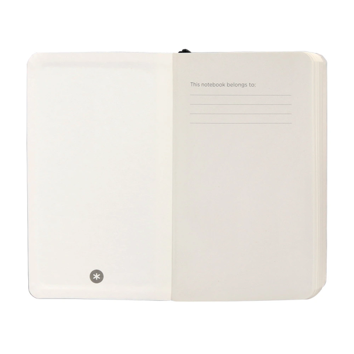 Antartik Cuaderno A6 Tapa Blanda Cuadriculado Negro 100 Hojas 80 gr FSC 6