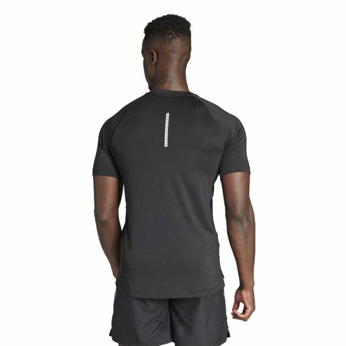 Camiseta de Manga Corta Hombre Adidas Essentials Gym+ Negro 1