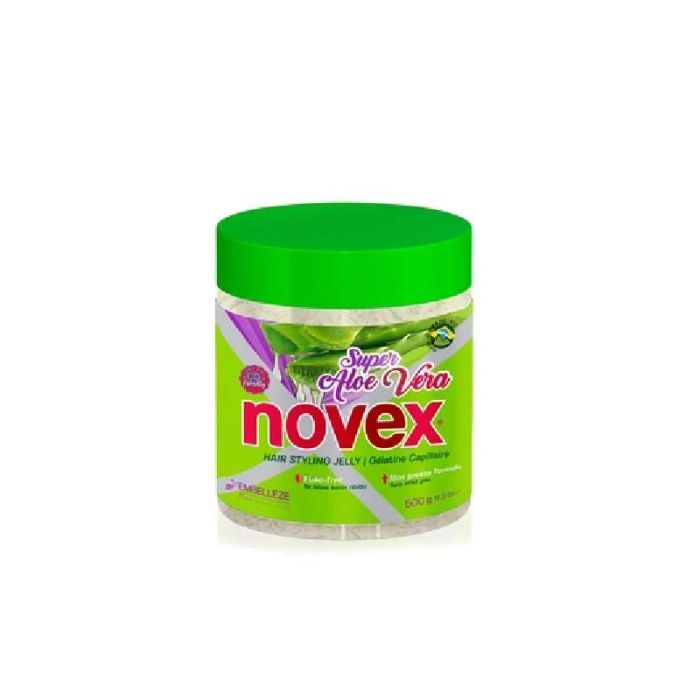 Gelatina Fijadora Capilar con Aloe Vera 500g - Novex | Hidrata, Repara y Controla el Frizz Gelatina Fijadora Capilar con Aloe Vera 500g - Novex | Hidrata, Repara y Controla el Frizz