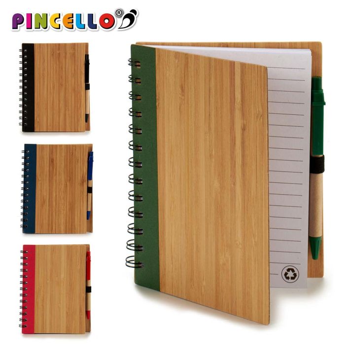 Libreta 14X18Cm Bambu Surtidos Col 140 Pags Pincello (24 Unidades) 1 Libreta 14X18Cm Bambu Surtidos Col 140 Pags Pincello (24 Unidades) 1