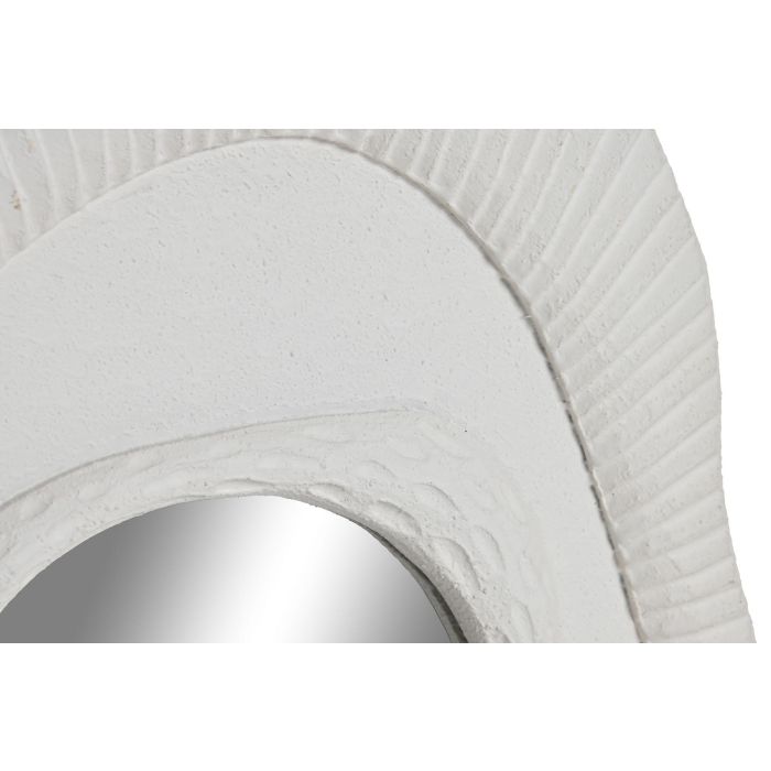 Espejo Scandi DKD Home Decor Blanco 2 x 30.5 x 35 cm (6 Unidades) 2