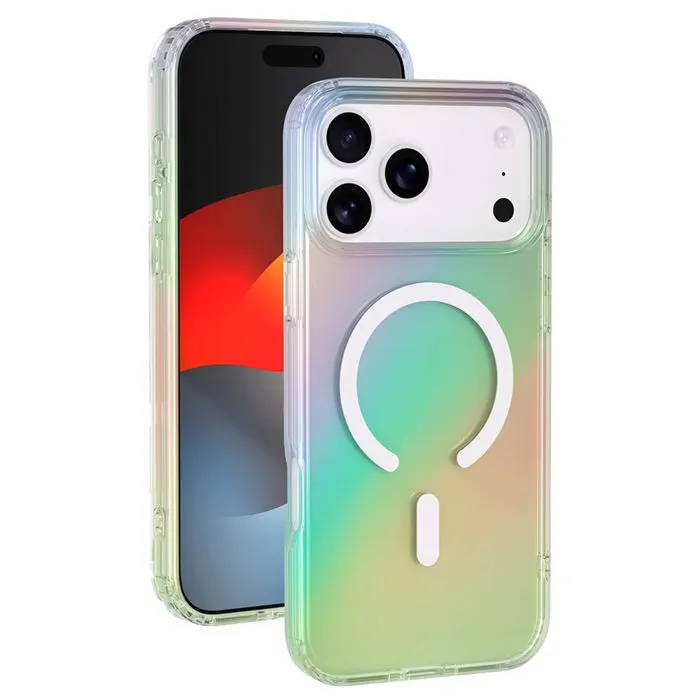 BBC AABRK08705 Funda MagSafe para iPhone 17 Pro Max Semitransparente Iridiscente