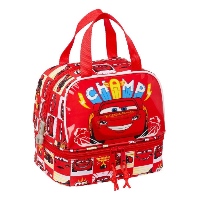 Portameriendas Cars Let's race Blanco Rojo 20 x 20 x 15 cm 0 Portameriendas Cars Let's race Blanco Rojo 20 x 20 x 15 cm 0