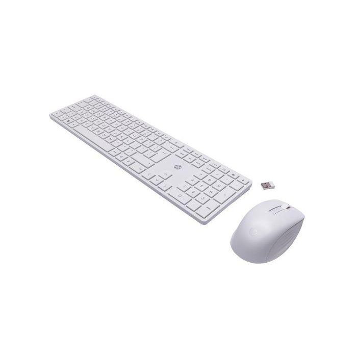 Teclado y Ratón HP 4R016AA Blanco