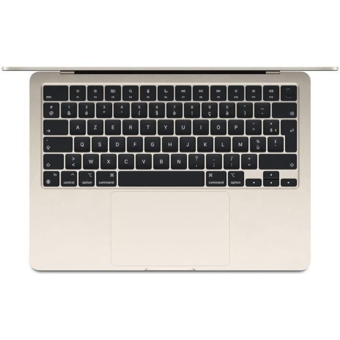 Apple - 13.6 MacBook Air M3 (2024) - 16GB RAM - 512GB almacenamiento - Stellar Light - AZERTY 1