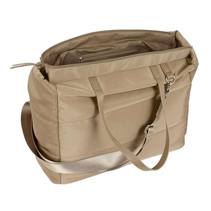 Safta Bolso con bolsillo para portátil 14,1'' Moos Cápsula acolchado Camel 54x31x17cm 2