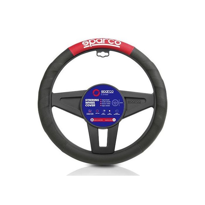 Abc Funda Volante C1111 Rojo SPC1111RS Accesorio Coche de Buena Calidad 2