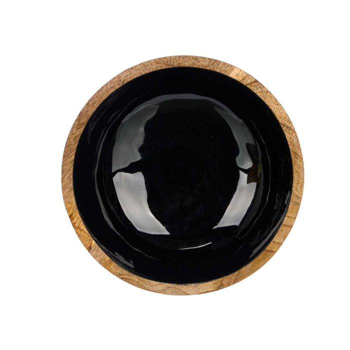 Plato Hondo 20 Cm Madera Mango Negro Giftdecor (12 Unidades) 2 Plato Hondo 20 Cm Madera Mango Negro Giftdecor (12 Unidades) 2