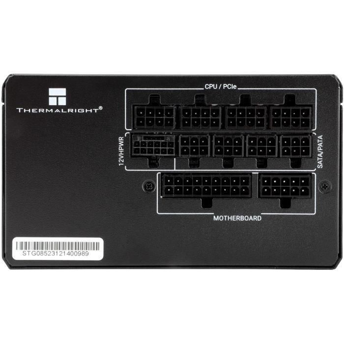 Fuente de alimentación para PC - THERMALRIGHT - TG850-BL - 850W - 80+ Gold - Modular completo - PCI-E 5.0 - Negro 1 Fuente de alimentación para PC - THERMALRIGHT - TG850-BL - 850W - 80+ Gold - Modular completo - PCI-E 5.0 - Negro 1