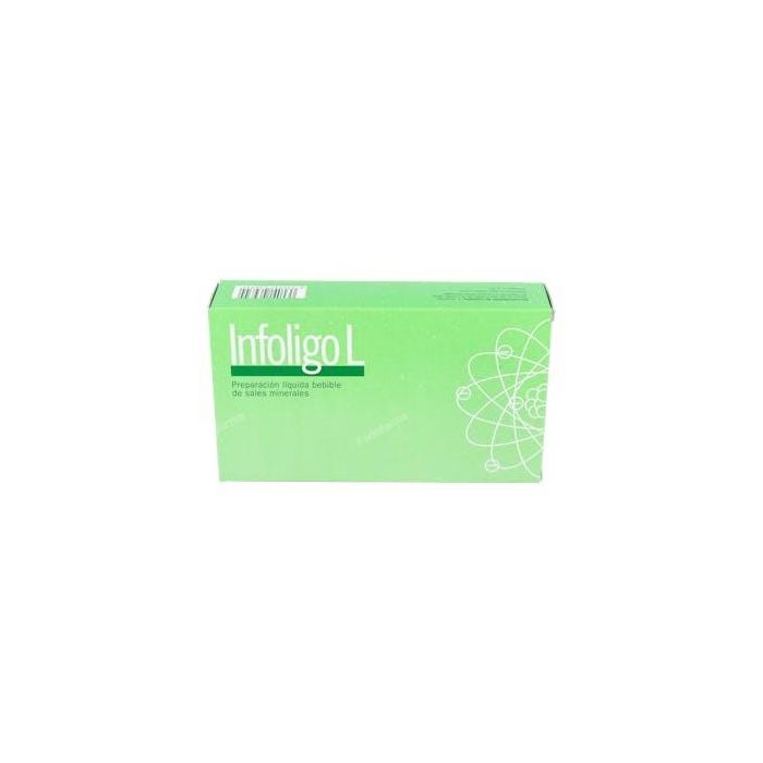 Infoligo L 20 Amp. con Potasio, Magnesio, Yodo, Fósforo – Suplemento de Oligoelementos para el Bienestar Diario