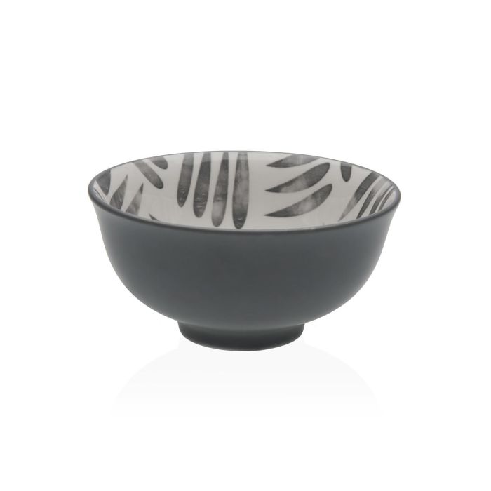 Bol de porcelana gris Versa 8.5 cm diámetro (4 Unidades)