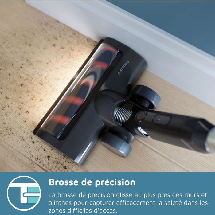 Philips XC3033/01 Aspiradora Vertical Inalámbrica PowerCyclone 8 Hasta 60 Minutos Duración Batería Verde Cargo 4 Philips XC3033/01 Aspiradora Vertical Inalámbrica PowerCyclone 8 Hasta 60 Minutos Duración Batería Verde Cargo 4