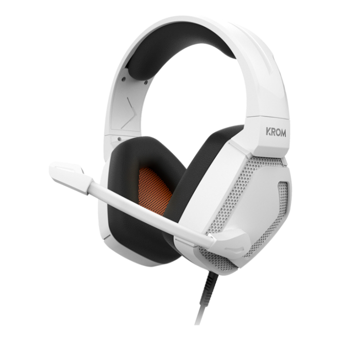 Krom Kopa Pro Auriculares Alámbrico Diadema Juego Blanco Krom Kopa Pro Auriculares Alámbrico Diadema Juego Blanco