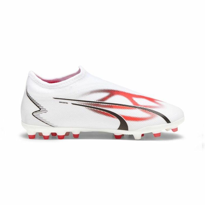 Botas de Fútbol para Niños Puma Ultra Match Ll MG Blanco 4