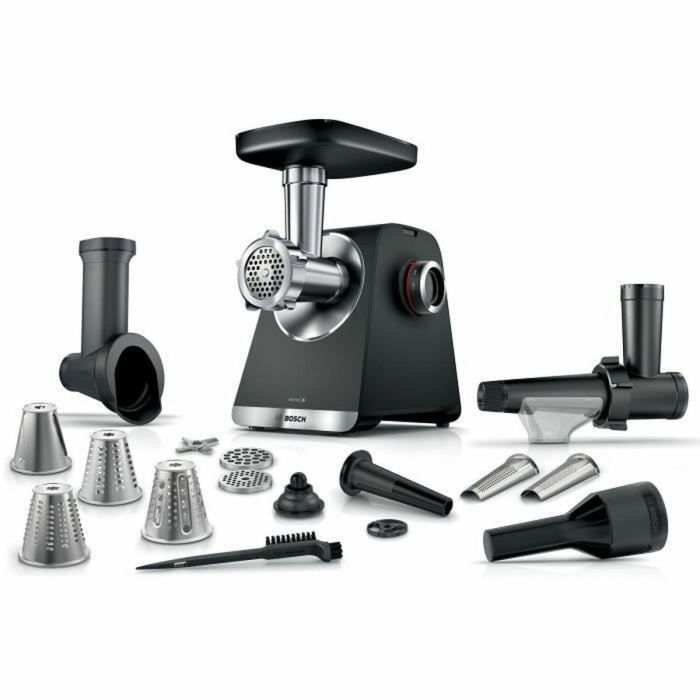 Bosch MFWS660B Picadora de Carne Serie 6, 500W, 3 Rejillas, Negra Bosch MFWS660B Picadora de Carne Serie 6, 500W, 3 Rejillas, Negra