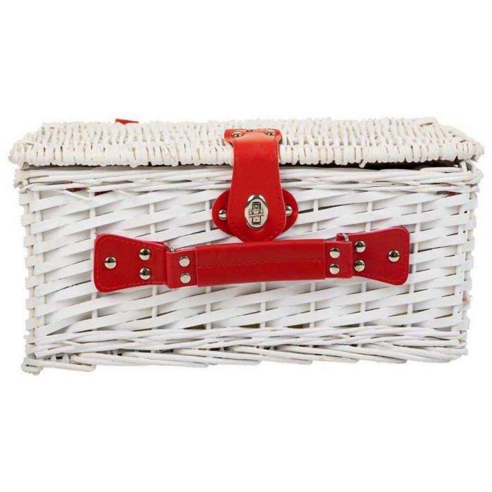 Cesta de Picnic Alexandra House Living Blanco Mimbre 7