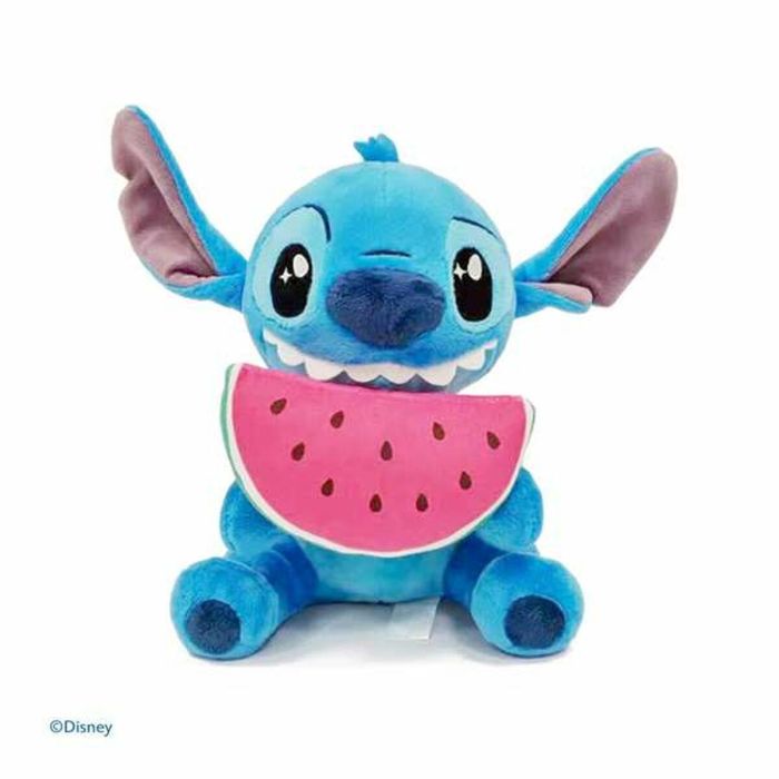 Peluche stitch con sandía 25 cm 3 Peluche stitch con sandía 25 cm 3