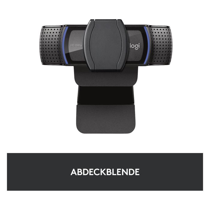 Logitech Webcam C920s HD Pro Enfoque Automático 1080p Full HD con Tapa de Privacidad 2