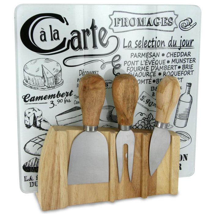 Tabla Quesos Con 3 Cuchillos Cook Concept 0 Tabla Quesos Con 3 Cuchillos Cook Concept 0