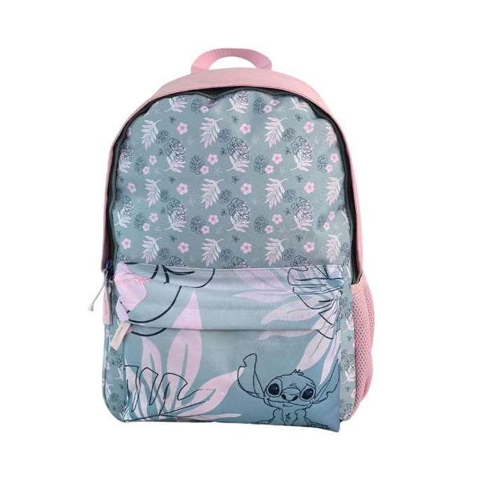 Stitch pink mochila americano adaptable a carro, espaldera acolchada. con accesorio pom-pom.30 x 24 x 8 cm. 0 Stitch pink mochila americano adaptable a carro, espaldera acolchada. con accesorio pom-pom.30 x 24 x 8 cm. 0
