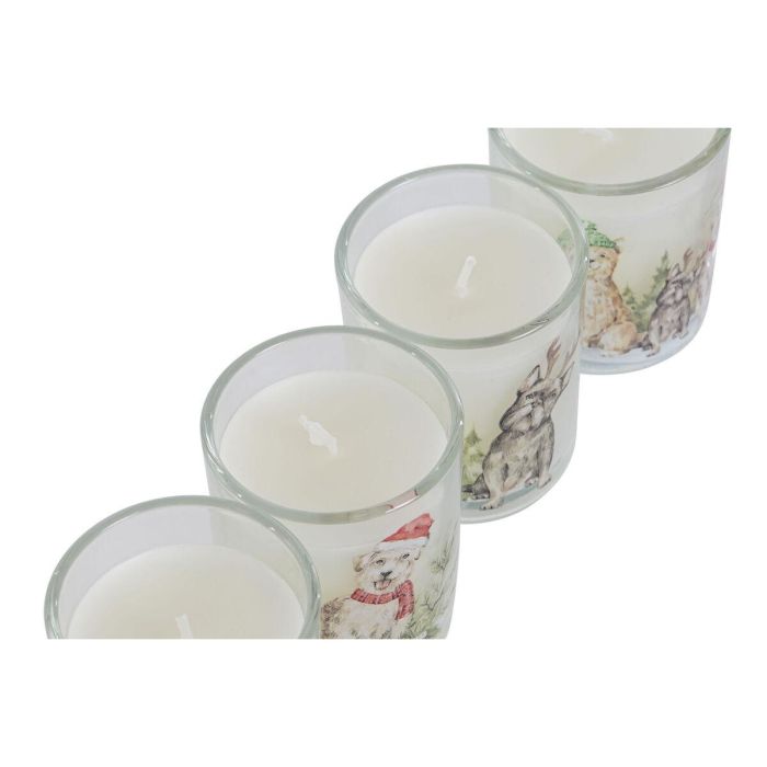 Vela DKD Home Decor Blanco 5 x 6 x 5 cm (4 Unidades) 1 Vela DKD Home Decor Blanco 5 x 6 x 5 cm (4 Unidades) 1