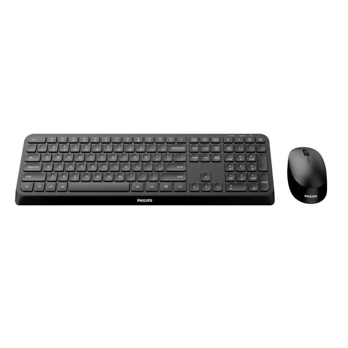 Teclado y Ratón Philips SPT6307B/16 Negro QWERTY 1