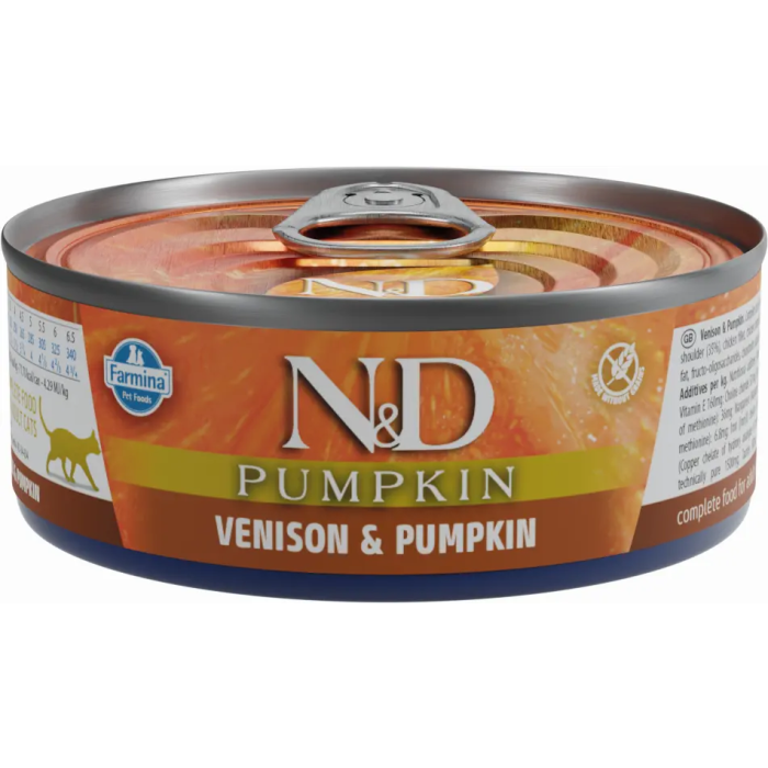 Farmina N&D Cat Pumpkin Venado Caja 30x70 gr