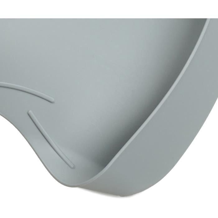 Set de 2 Baberos Bibou Verde Celadon - Charm Gris 5