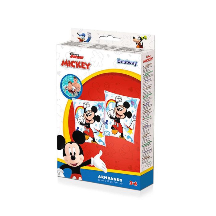 Bestway Manguitos Hinchables Disney Mickey & Friends 23x15 cm +3 a 6 Años Piscina y Playa 91002 2