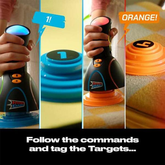 Famosa Juego Hyper Dash. Demuestra que tan rápido y ágil eres. Incluye 3 modalidades de juego. Edad mínima 6 meses. 4 Famosa Juego Hyper Dash. Demuestra que tan rápido y ágil eres. Incluye 3 modalidades de juego. Edad mínima 6 meses. 4