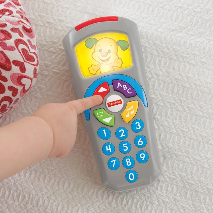 Fisher-Price Mando A Distancia Perrito DLD35 Juguete Interactivo Aprendizaje Letras Números Colores +6 Meses 2 Fisher-Price Mando A Distancia Perrito DLD35 Juguete Interactivo Aprendizaje Letras Números Colores +6 Meses 2