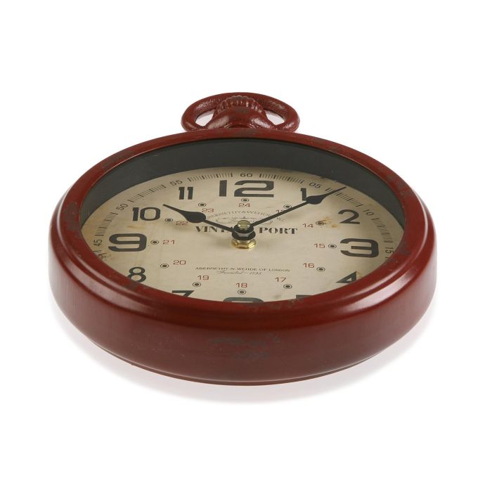 Reloj Pared Vintage Port 22Cm Versa (2 Unidades) 1 Reloj Pared Vintage Port 22Cm Versa (2 Unidades) 1