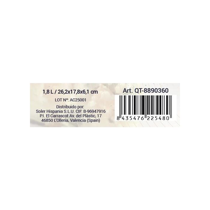 Fuente de vidrio oval Quttin 26.2 x 17.8 x 6.1 cm, 1.8L (6 Unidades) 3 Fuente de vidrio oval Quttin 26.2 x 17.8 x 6.1 cm, 1.8L (6 Unidades) 3