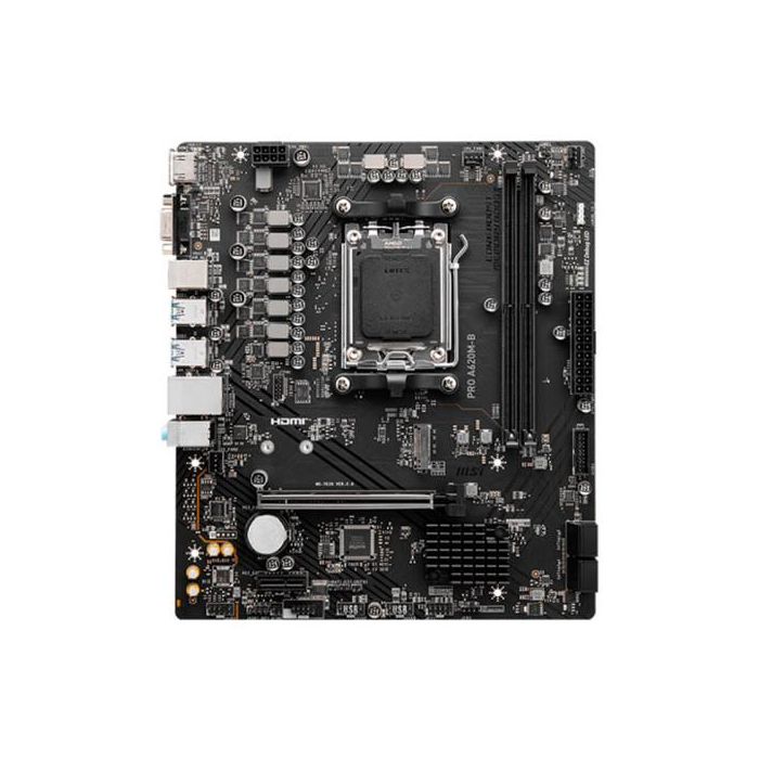 Placa MSI Pro A620M-B,Amd,Am5,A520,2Ddr5,128Gb,Vga+Hdmi,2.5Gblan,4Sata3+1Xm.2,6Usb3.2,Matx 1 Placa MSI Pro A620M-B,Amd,Am5,A520,2Ddr5,128Gb,Vga+Hdmi,2.5Gblan,4Sata3+1Xm.2,6Usb3.2,Matx 1