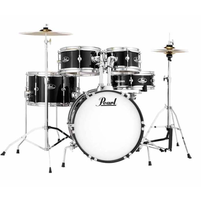 Pearl Roadshow Rsj 1610Bx/0805/10550/1308+1204 & Hw - Batería Acústica Completa Jet Black Pearl con Platos Sabian Solar 2 Pearl Roadshow Rsj 1610Bx/0805/10550/1308+1204 & Hw - Batería Acústica Completa Jet Black Pearl con Platos Sabian Solar 2