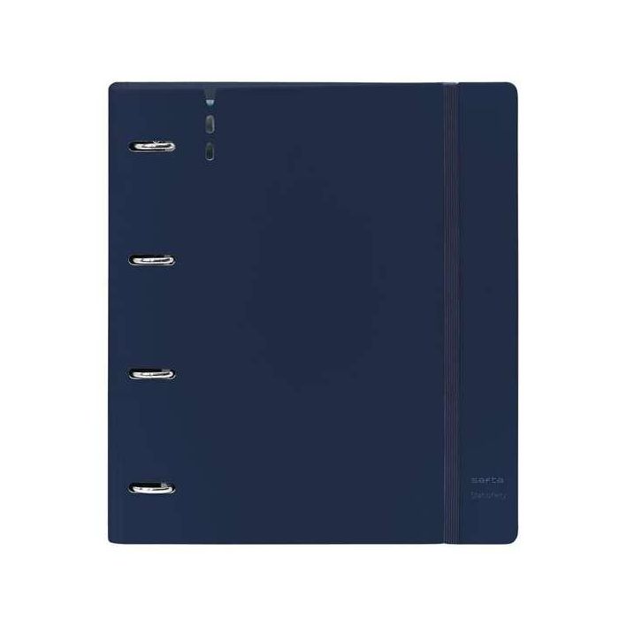 Carpeta Con Recambio Safta Din A4 Cuadro 5 mm Polipropileno Foam 4 Anillas 35 mm Azul Oscuro 6 Carpeta Con Recambio Safta Din A4 Cuadro 5 mm Polipropileno Foam 4 Anillas 35 mm Azul Oscuro 6