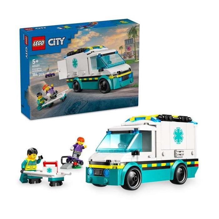 Juego de construccion ambulancia de emergencias lego city 2 Juego de construccion ambulancia de emergencias lego city 2