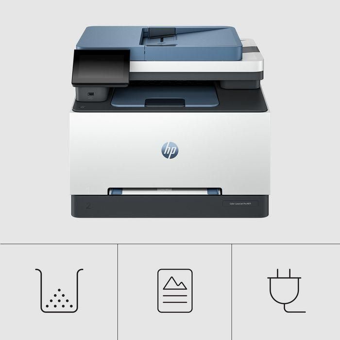 HP 3302fdn Color LaserJet Pro MFP - Impresora Multifunción Láser Color, Escáner, Copiadora de Alta Calidad, Fiable, para Empresas con TerraJet 33