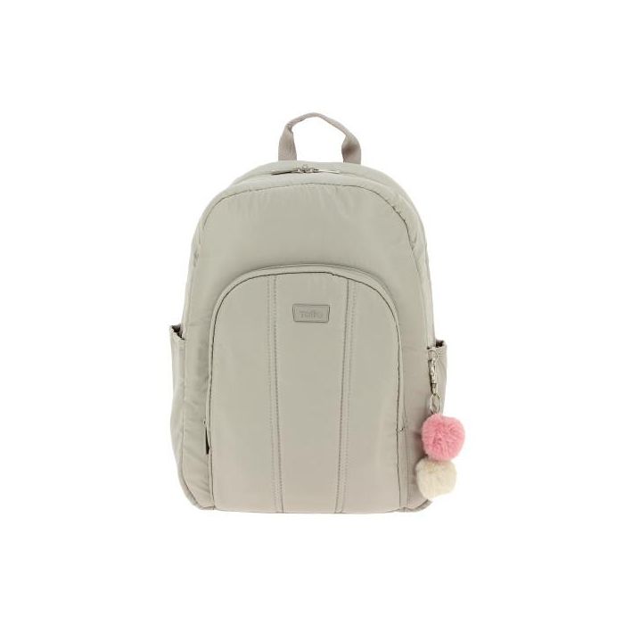 Totto Mochila Arlet Beige para Portátil 14" MA04ARL001-22100-T11 Capacidad 16.80 Litros