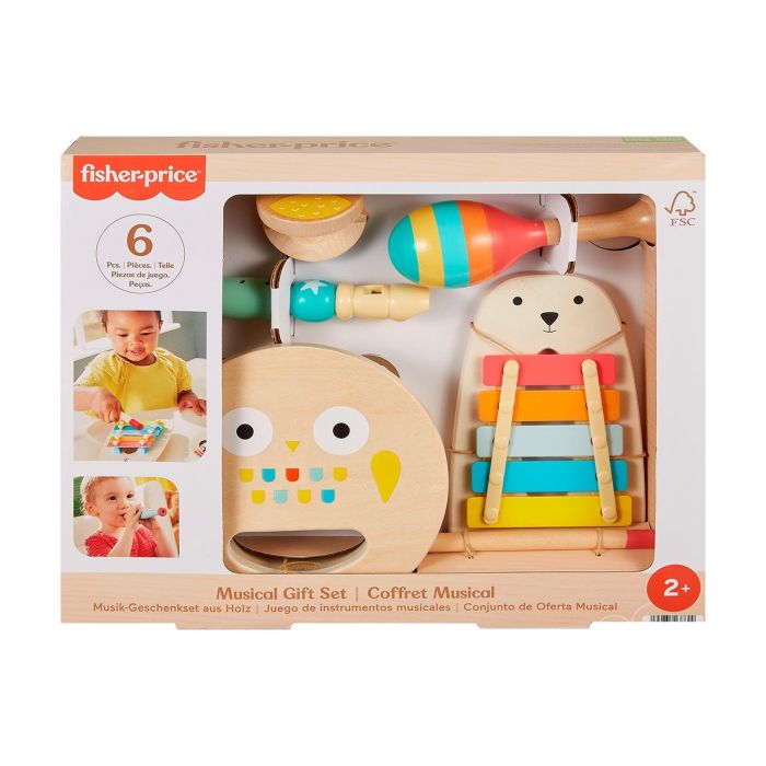 Kit Instrumentos Musicales De Madera Hxt90 Fisher Price 1 Kit Instrumentos Musicales De Madera Hxt90 Fisher Price 1