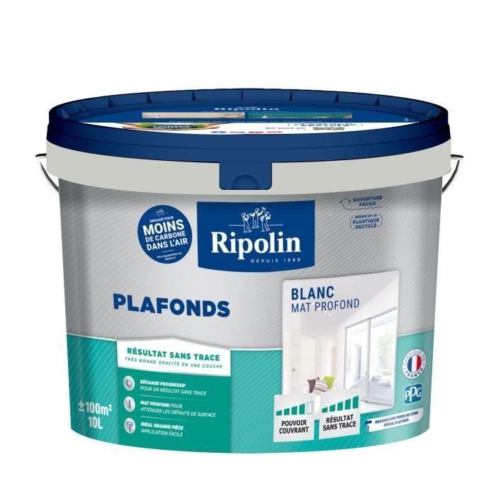Ripolin RIP3174269072843 Pintura para Techo Blanco Mate Sin Rastro 10L Ripolin RIP3174269072843 Pintura para Techo Blanco Mate Sin Rastro 10L